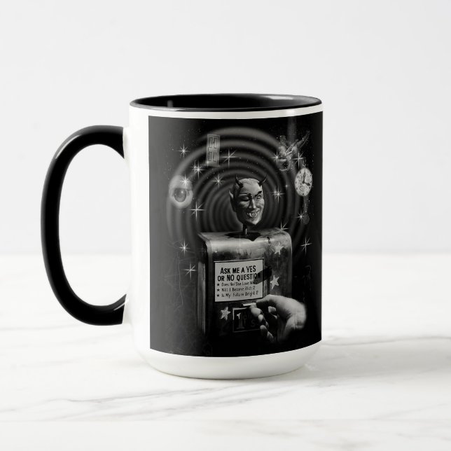 Devil Question Box Mug (Left)