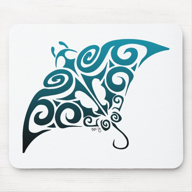 Devil Ray Mouse Mat (Front)