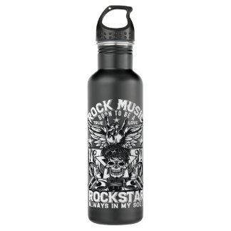 Devil Rock Punk Hard Rock Heavy Metal 710 Ml Water Bottle