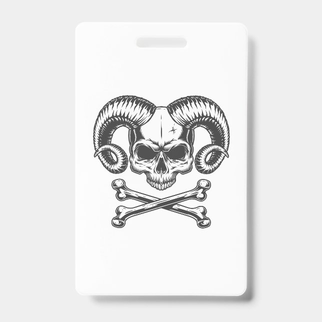 Devil Skull ID Badge (Front)