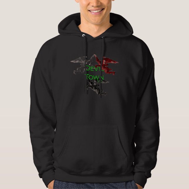 Devil Town Men's Hoodie (Front)