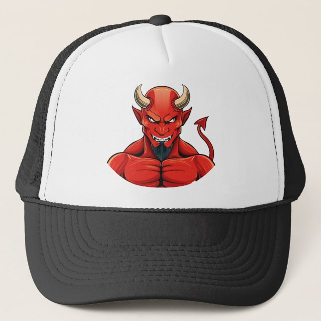 Devil  trucker hat (Front)