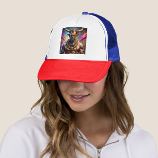 devil trucker hat