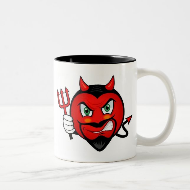 Devil Two-Tone Coffee Mug (Right)