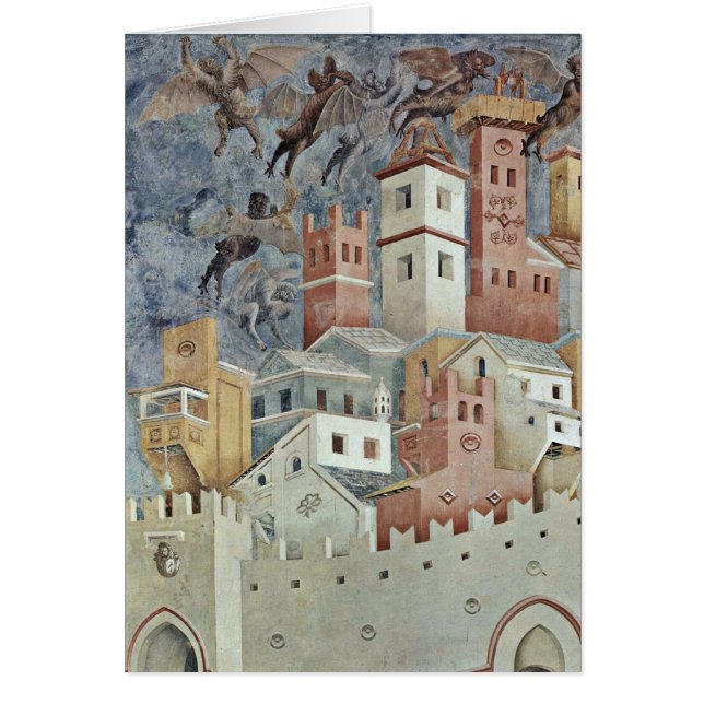 Devil Urban Landscape By Giotto Di Bondone (Front)