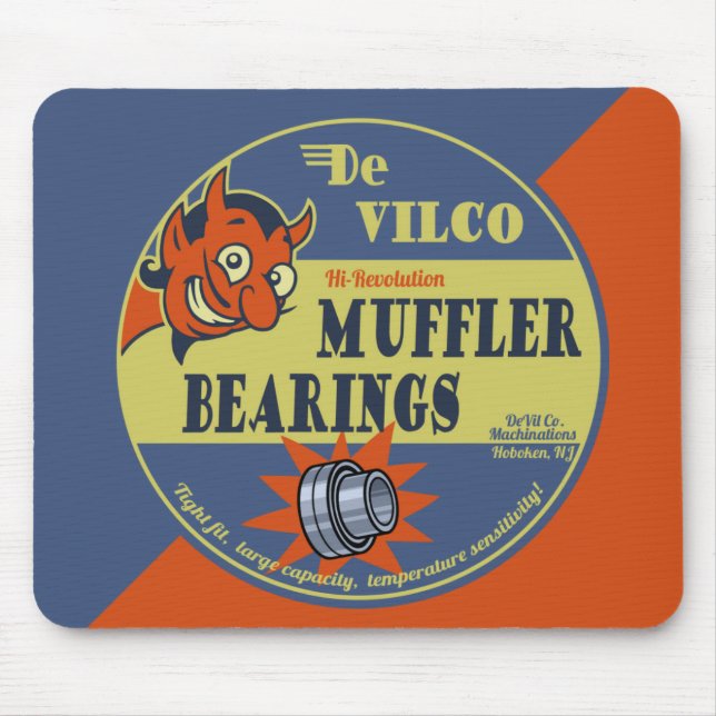 DeVILco Muffler Bearings Mouse Mat (Front)