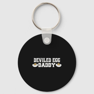 Deviled Egg Daddy - Funny Thanksgiving Deviled Egg Key Ring