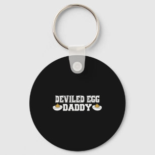 Deviled Egg Daddy - Funny Thanksgiving Deviled Egg Key Ring