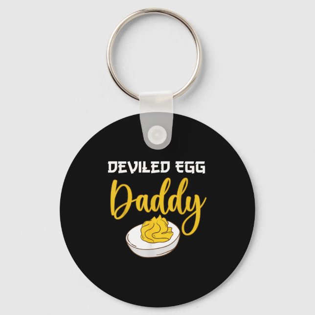Deviled Egg Daddy  Key Ring (Front)