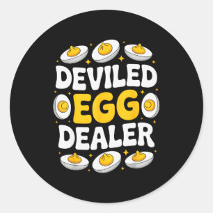 Deviled Egg Er  Classic Round Sticker