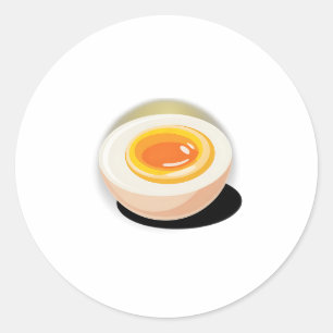 Deviled Egg Funny Thanksgiving Halloween Costume F Classic Round Sticker