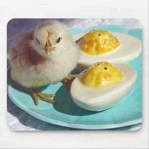 Deviled Eggs and the Chick Mouse Mat