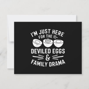 Deviled Eggs Family Drama Funny Foodie Gift Thanks