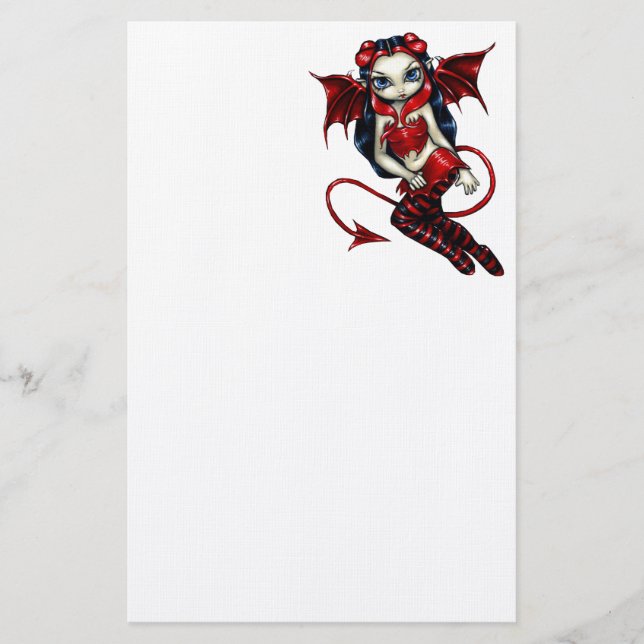 "Devilish Fairy" Stationery (Front)