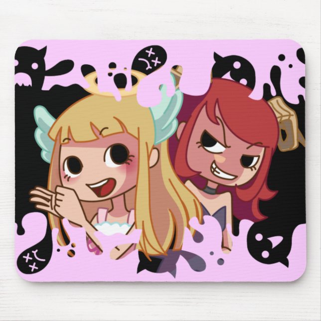 Devilish Hairdresser Mouse Mat (Front)