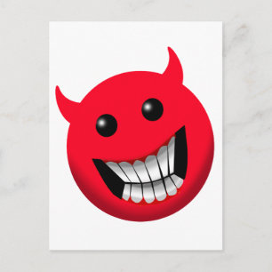 Devilish Smile Postcard