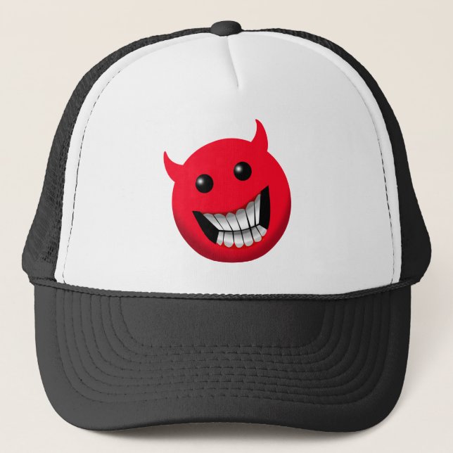 Devilish Smile Trucker Hat (Front)