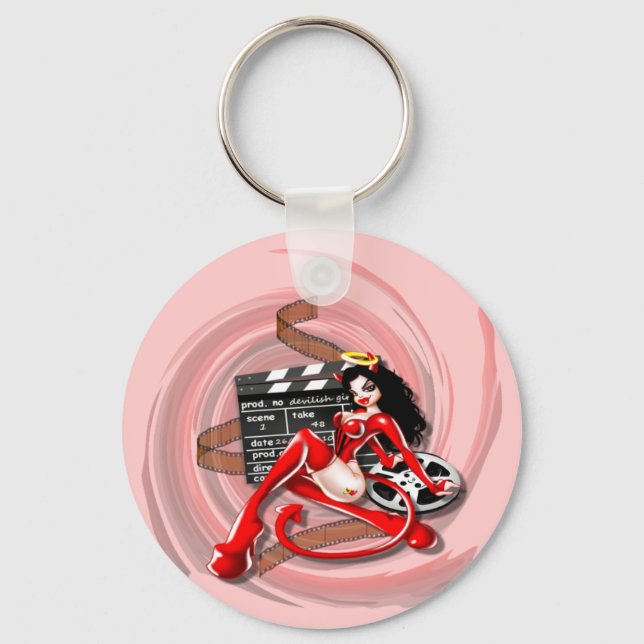 Devilish Starlett - Keychain (Front)