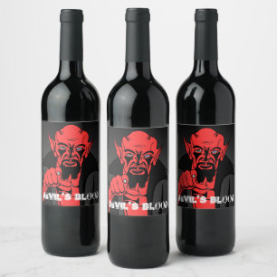 Devil's Blood Wine Label