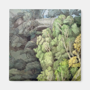 Devil's Bridge, 1810 (w/c with pen & ink over grap Magnet