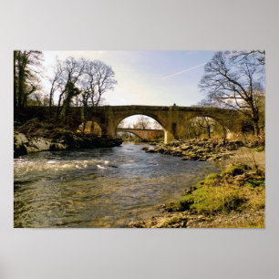 Devil's Bridge and River Lune, Kirkby Lonsdale Poster