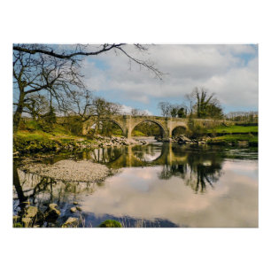 Devil's Bridge and River Lune, Kirkby Lonsdale Poster