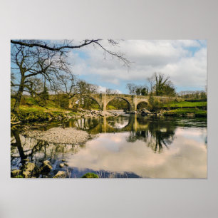 Devil's Bridge and River Lune, Kirkby Lonsdale Poster