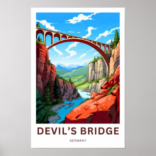 Devil's Bridge Germany Travel Print