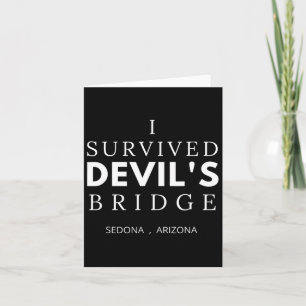Devils Bridge Hike Sedona Arizona Red Rock Country Card