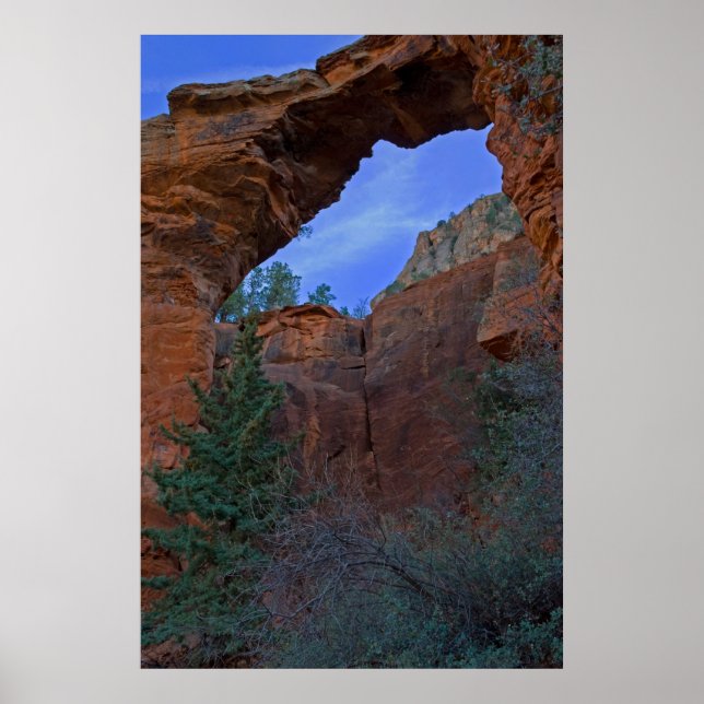 Devil's Bridge in Sedona, AZ 3445 Poster (Front)