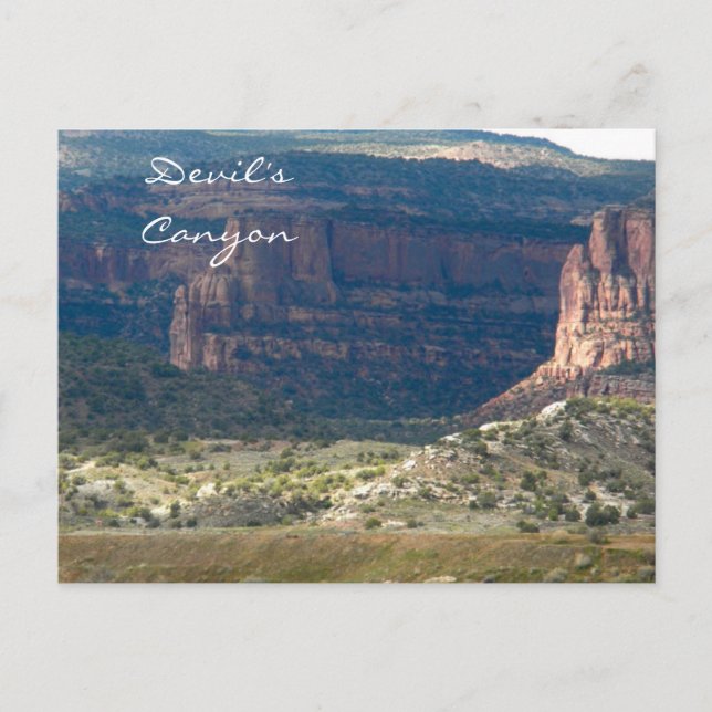 Devil's Canyon, Fruita, Colorado Postcard (Front)
