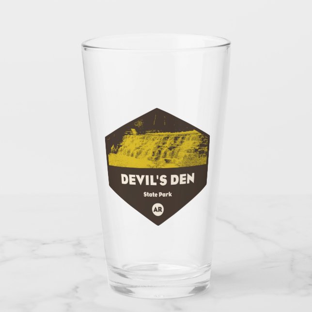 Devil's Den State Park Arkansas Glass (Front)