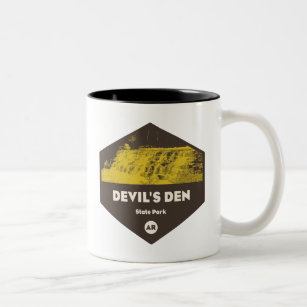 Devil's Den State Park Arkansas Two-Tone Coffee Mug