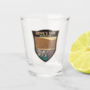 Devils Den State Park Arkansas Vintage Shot Glass