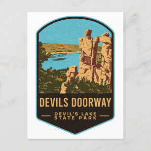 Devils Doorway Devil's Lake State Park Postcard