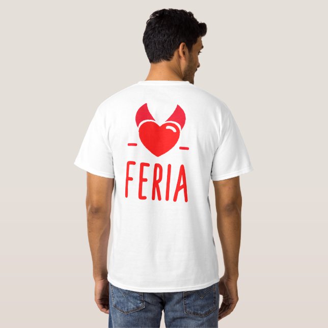 Devil's Feria humor parties T-Shirt (Back Full)