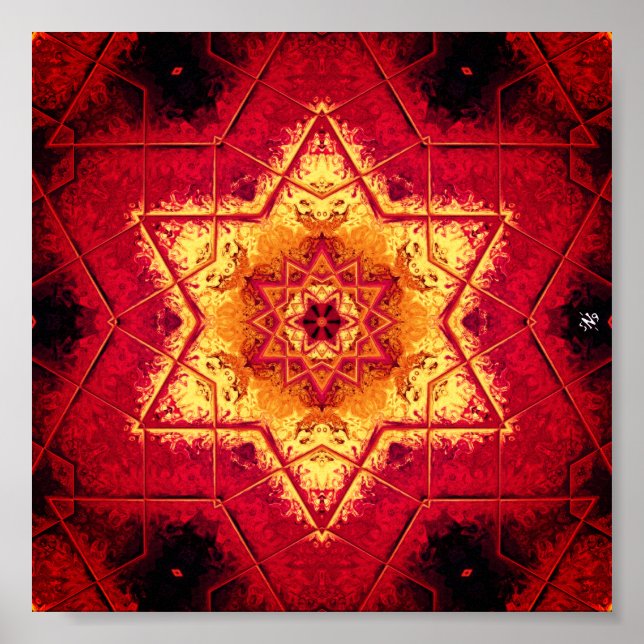 Devil's floor - patterns poster (Front)