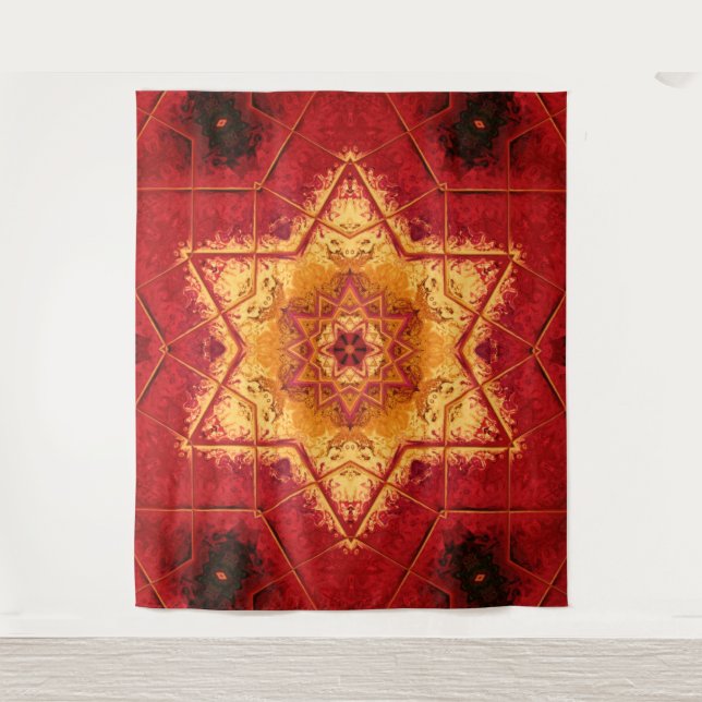 Devil's floor - patterns tapestry (Front)