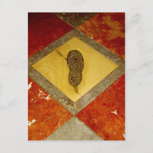 Devil's Footprint in Munich Postcard