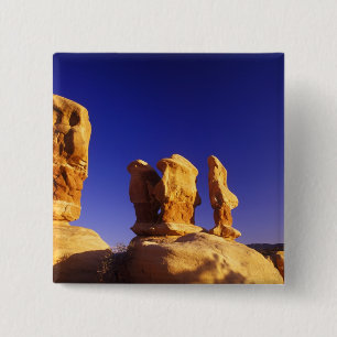 Devils Garden in the Grand Staircase Escalante 2 15 Cm Square Badge
