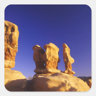 Devils Garden in the Grand Staircase Escalante 2 Square Sticker