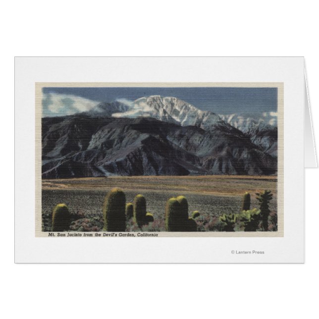 Devil's Garden View of Mt. San Jacinto # 2 (Front Horizontal)