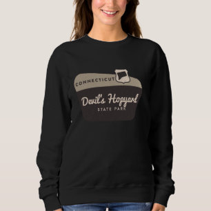 Devil's Hopyard State Park Connecticut Sign Souven Sweatshirt