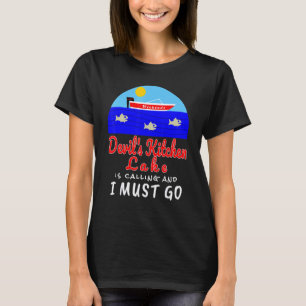 Devil's Kitchen Lake Illinois Souvenir T-Shirt