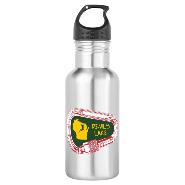 Devil's Lake Climbing Carabiner 532 Ml Water Bottle (Front)