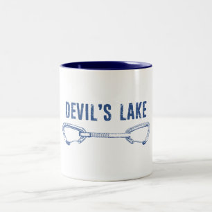 Devil's Lake Climbing Quickdraw Two-Tone Coffee Mug