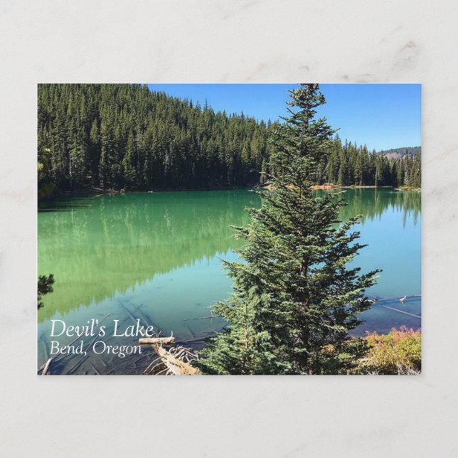 Devil's Lake, OR Postcard (Front)