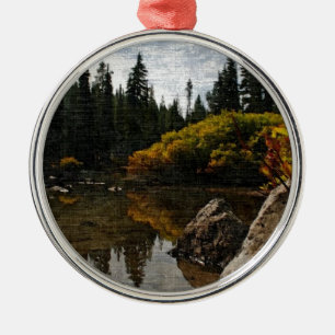 Devils Lake, Oregon Art Metal Tree Decoration