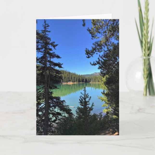 Devil's Lake, Oregon Card (Front)