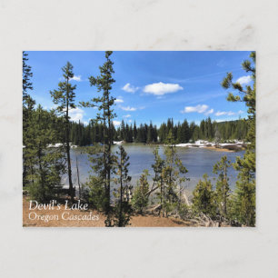 Devil's Lake, Oregon Postcard
